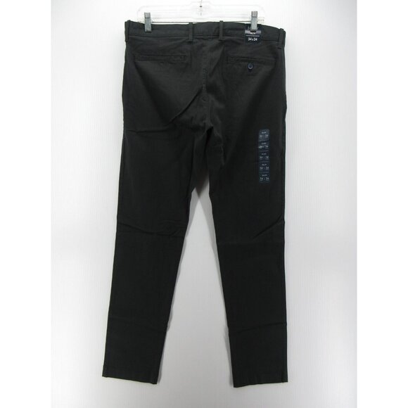 J Crew Pants 34X34 Chino Khakis Slim Flex Straight Trouser Preppy NEW - Picture 5 of 12